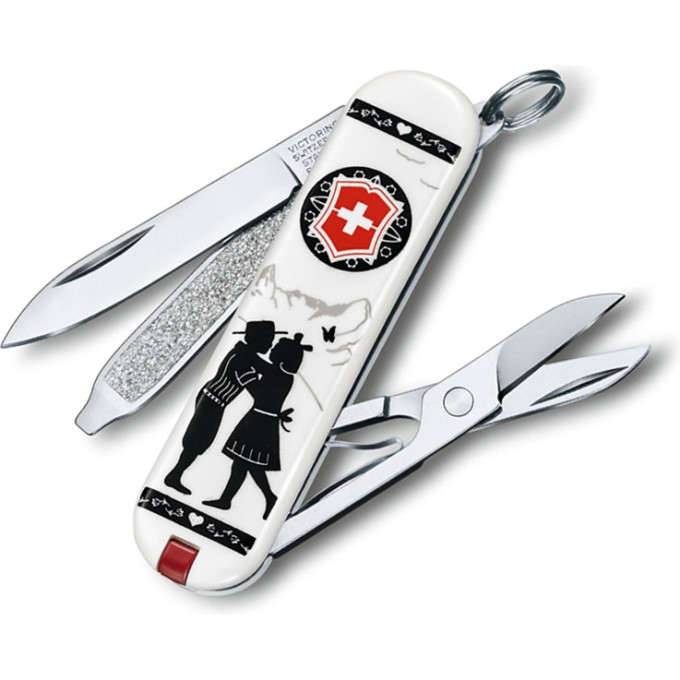Нож-брелок Victorinox Classic Alps Love 0.6223.L1801